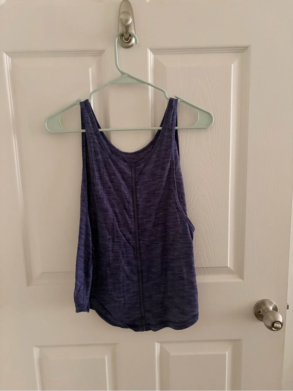 Lululemon Rush Hour Tank Heathered Blue